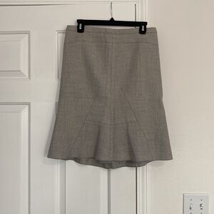 BCBG Maxazria light grey wool pencil skirt.